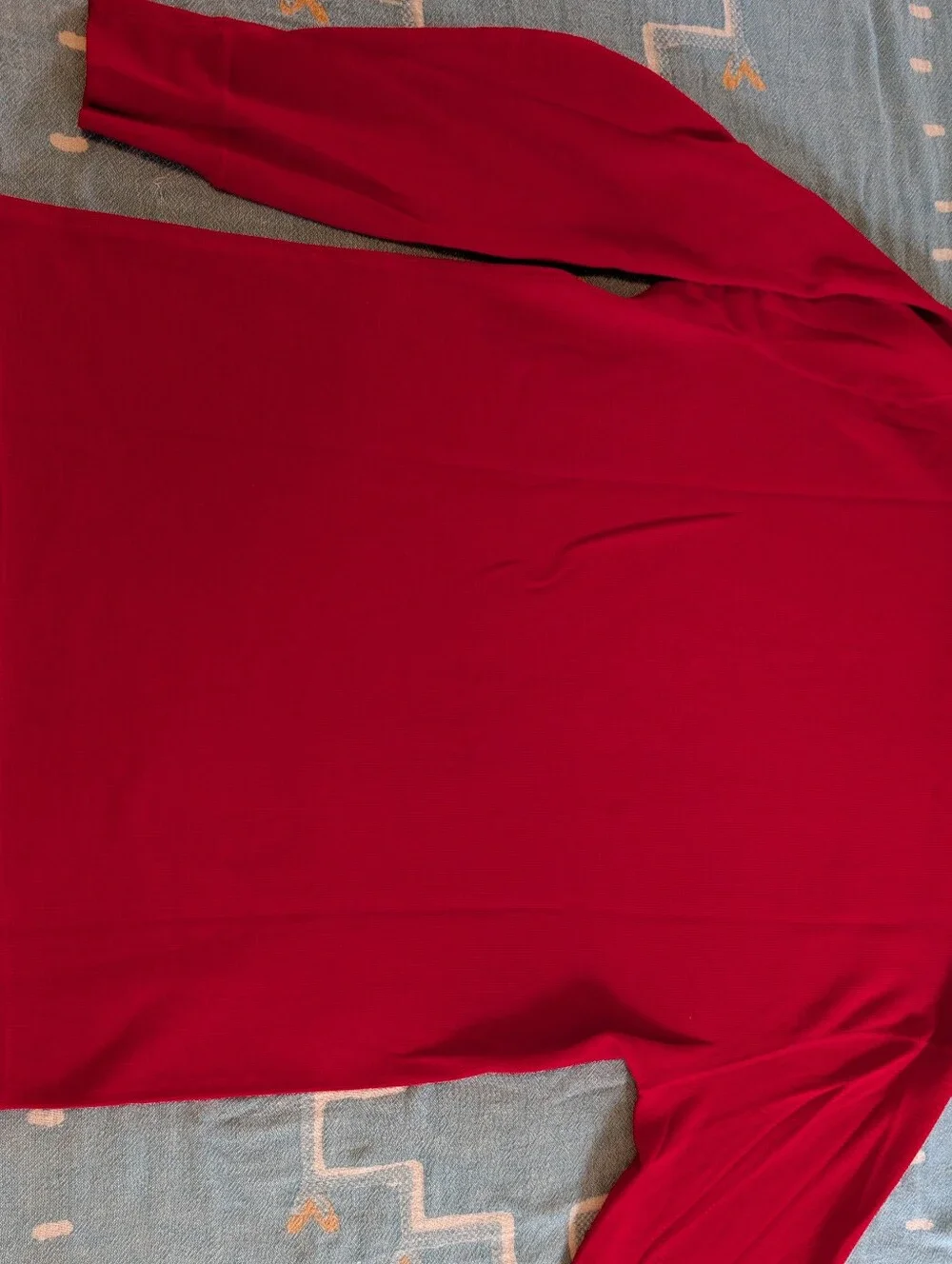 Polo Ralph Lauren Sleepwear Red Long-Sleeve Shirt Men's Medium